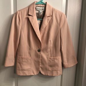 Forever 21 Pastel Pink Blazer
